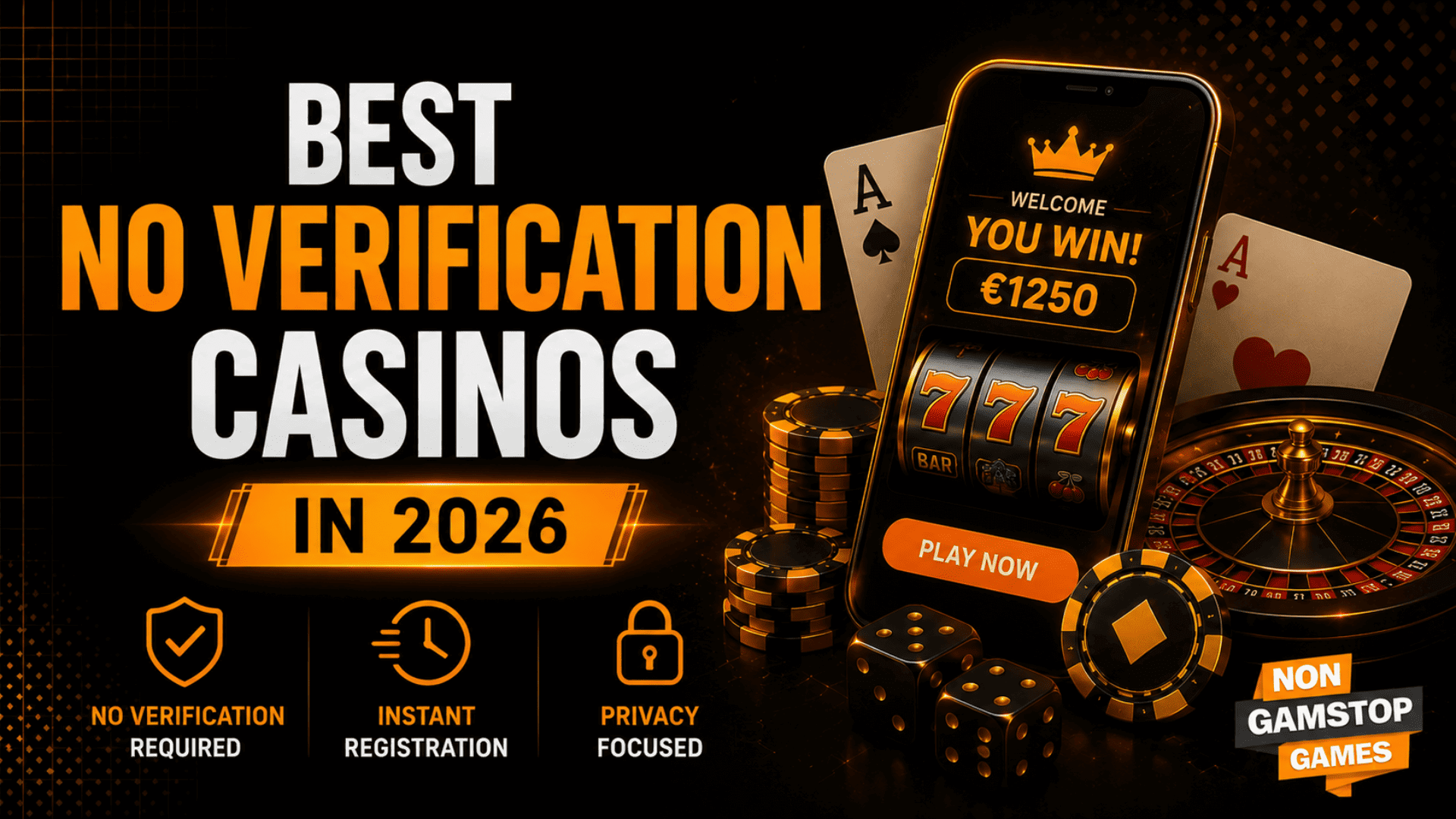 Best No Verification Casinos in 2026