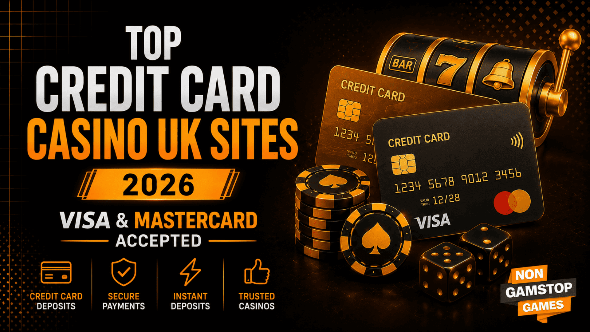 Top Credit Card Casino UK Sites 2026 – Visa & Mastercard Accepted